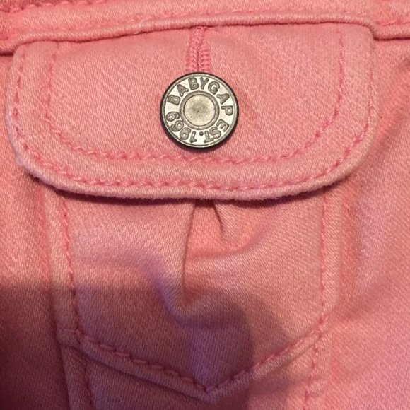 Gap Baby Girl's Pink Denim Jacket Size 0-6 Months - Picture 3 of 6